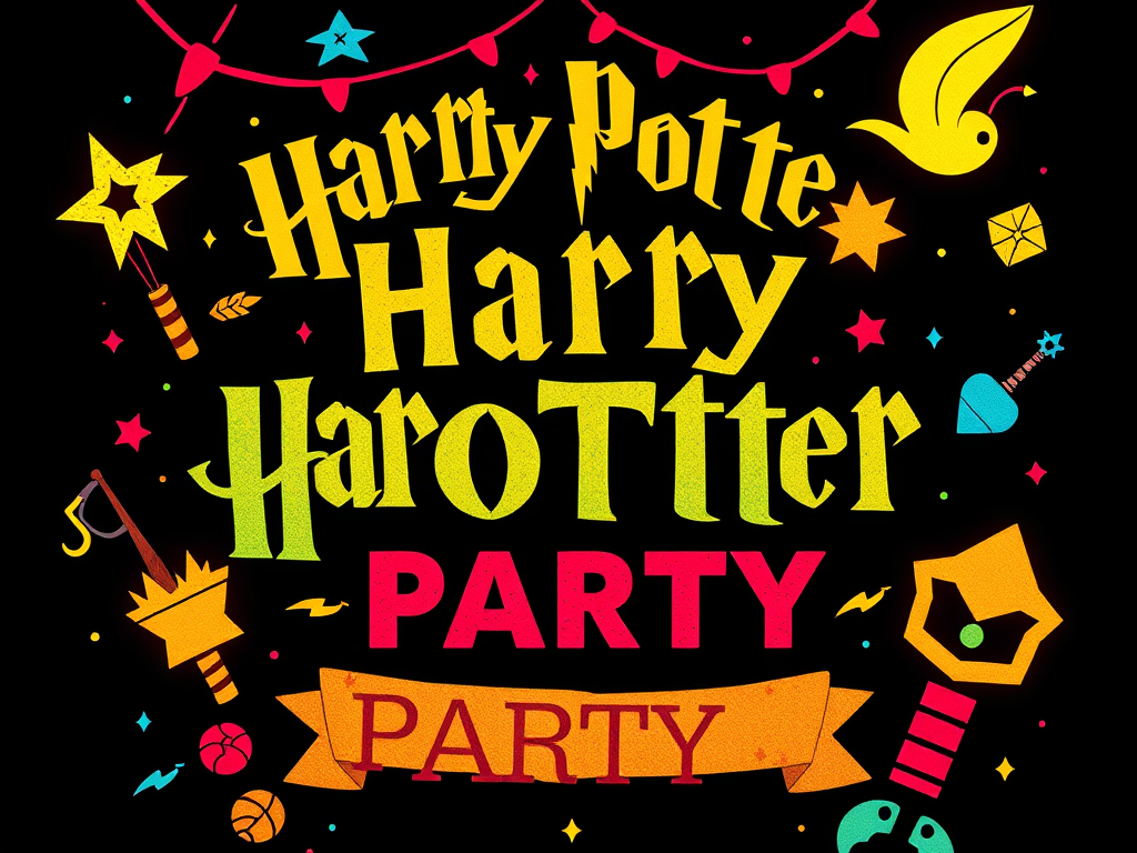 afiche-party-harry-potter