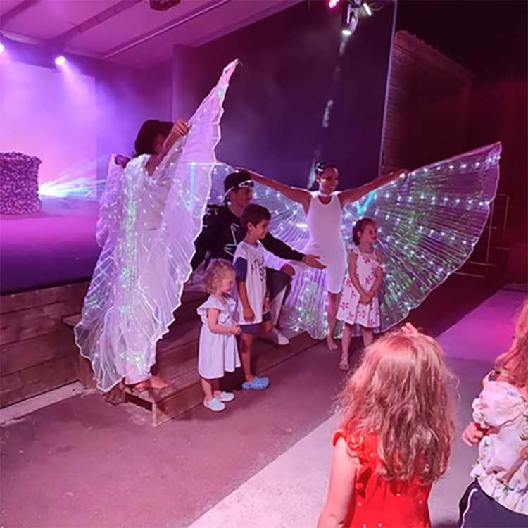 photos avec le public