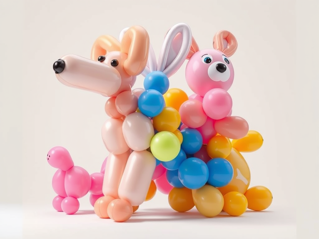 sculpture sur ballons